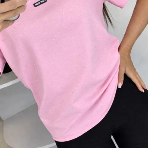 Футболка Lora (one size) LR1306 pink (лето) Lora LR1306 pink