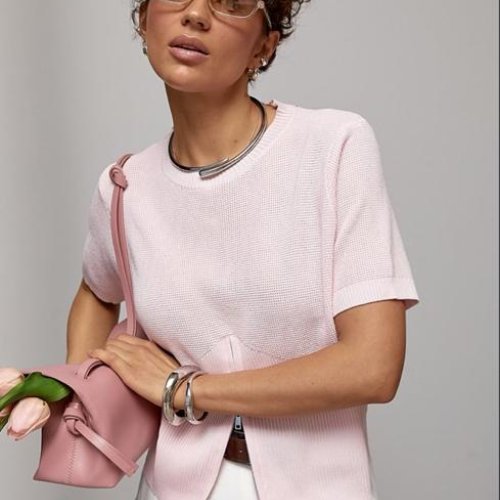 Футболка Lora (one size) LR1311 pink (лето) Lora LR1311 pink