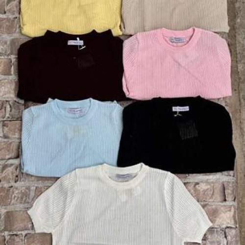 Футболка DKNSEL (one size) 1292 l.blue (лето) DKNSEL 1292 l.blue