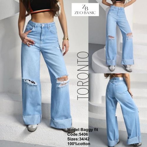 Джинсы Jeans Style (34-42) 5406 l.blue (деми) Jeans Style 5406 l.blue