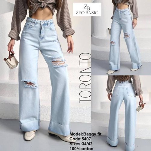 Джинсы Jeans Style (34-42) 5407 l.blue (деми) Jeans Style 5407 l.blue