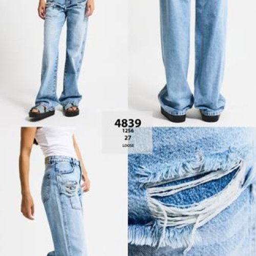 Джинсы Jeans Style (34-42) 4839-12S6-27 l.blue (деми) Jeans Style 4839-12S6-27 l.blue