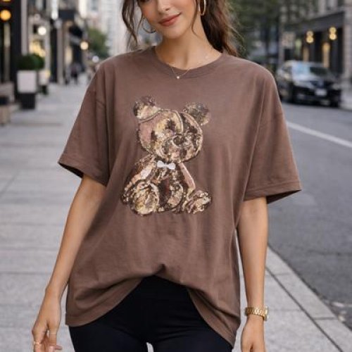 Футболка Major (S-L) 2185 brown (лето) Major 2185 brown