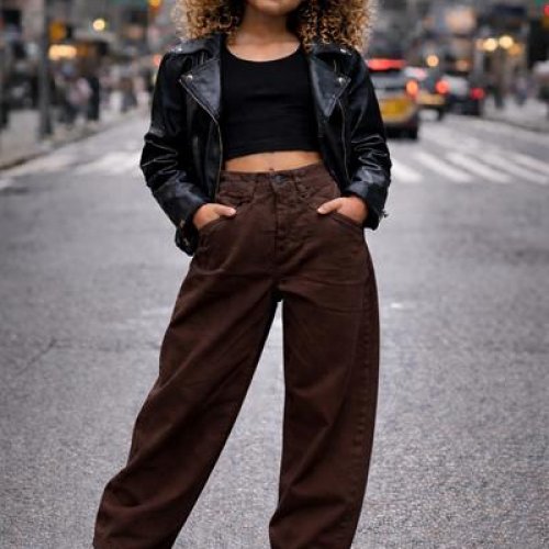 Джинсы Major (8-14) 31217 brown (деми) Major 31217 brown