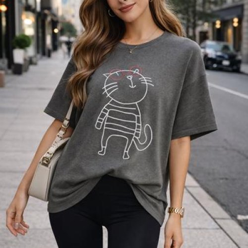Футболка Major (one size) 7867 grey (лето) Major 7867 grey