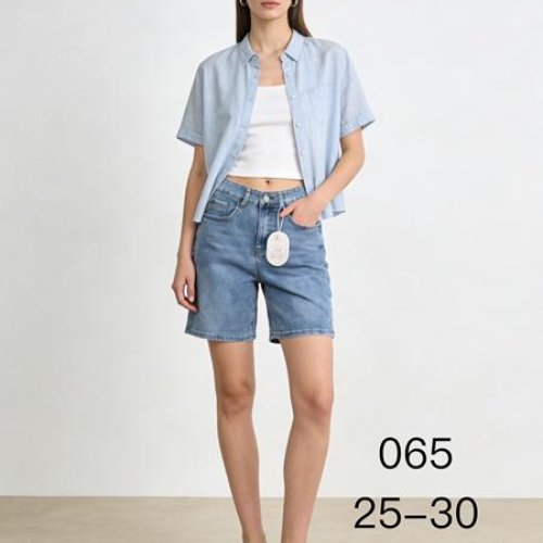 Шорты NewJeans (25-30) 065 l.blue (лето) NewJeans 065 l.blue
