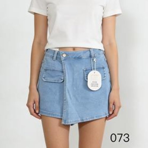 Юбка-шорты NewJeans (25-30) 073 l.blue (лето) NewJeans 073 l.blue