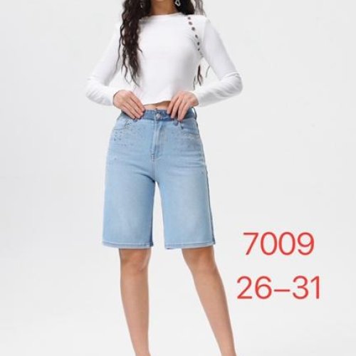 Шорты NewJeans (26-31) 7009 l.blue (лето) NewJeans 7009 l.blue