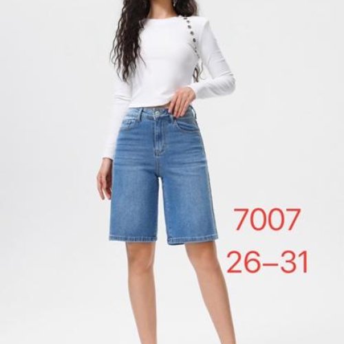 Шорты NewJeans (26-31) 7007 l.blue (лето) NewJeans 7007 l.blue