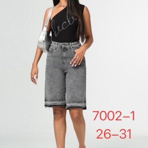 Шорты NewJeans (26-31) 7002-1 l.grey (лето) NewJeans 7002-1 l.grey