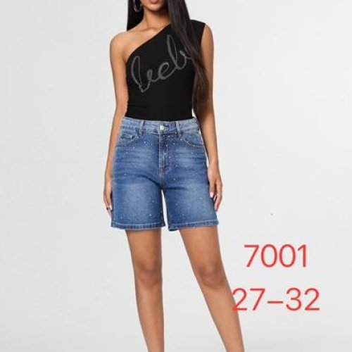 Шорты NewJeans (27-32) 7001 blue (лето) NewJeans 7001 blue