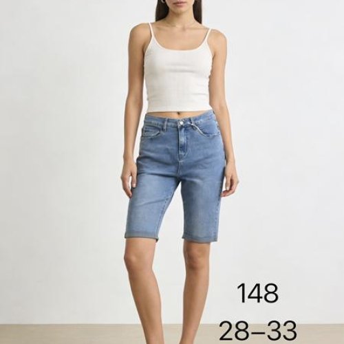 Шорты NewJeans (28-33) 148 blue (лето) NewJeans 148 blue