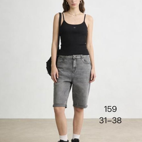 Шорты NewJeans (31-38) 159 grey (лето) NewJeans 159 grey