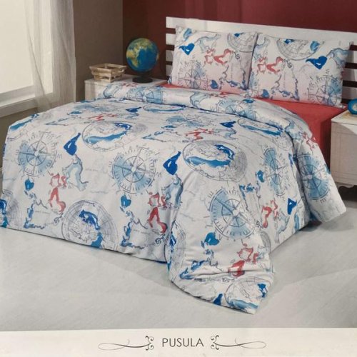 Постельное белье Tac Le Vele Mays (230*250) TL24 l.blue (деми) Tac Le Vele Mays TL24 l.blue