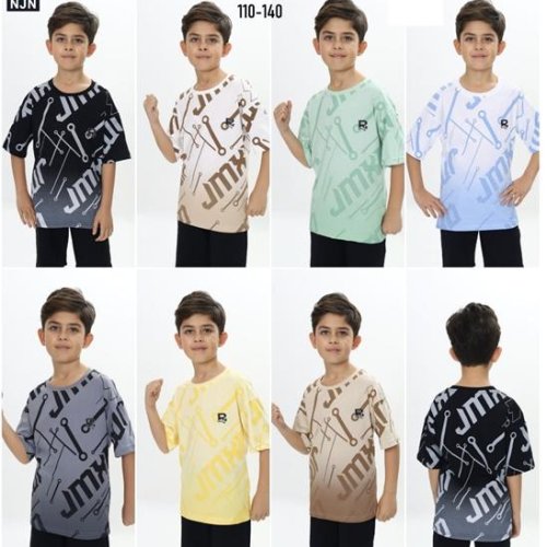 Футболка Baby Boom (5-10) 4006 white-l.blue (лето) Baby Boom 4006 white-l.blue