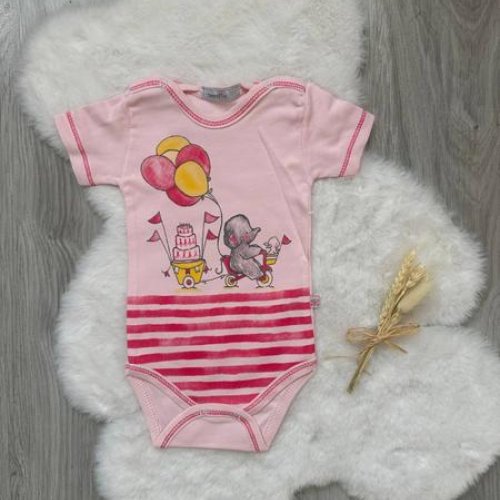 Боди Emir kids (0.3-1) 1008 pink (лето) Emir kids 1008 pink