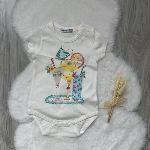 Боди Emir kids (0.3-1) 1014 white (лето) Emir kids 1014 white