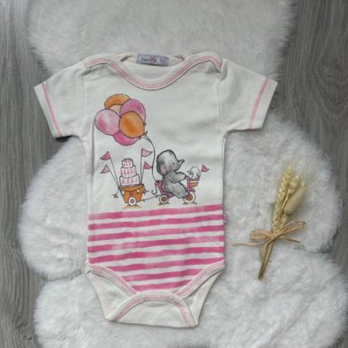 Боди Emir kids (0.3-1) 1015 white (лето) Emir kids 1015 white