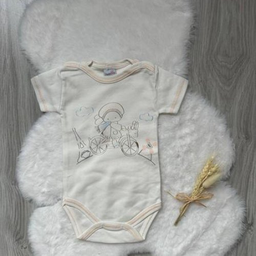 Боди Emir kids (0.3-1) 1018 white (лето) Emir kids 1018 white