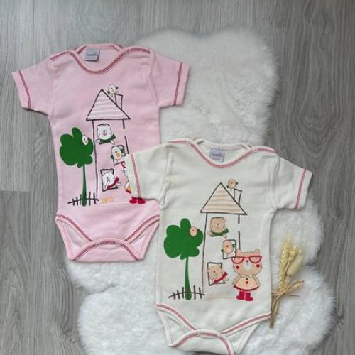 Боди Emir kids (0.3-1) 1019 white (лето) Emir kids 1019 white