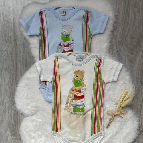 Боди Emir kids (0.3-1) 1025 white (лето) Emir kids 1025 white