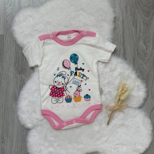 Боди Emir kids (0.3-1) 1031 white (лето) Emir kids 1031 white