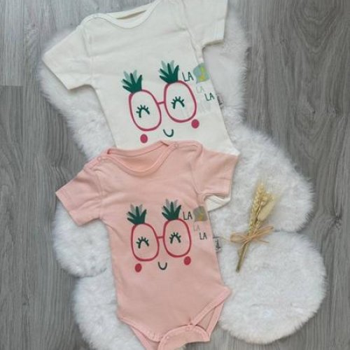 Боди Emir kids (0.3-1) 1033 peach (лето) Emir kids 1033 peach
