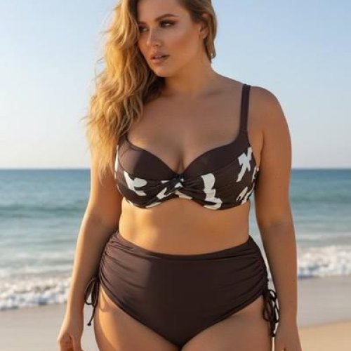 Купальник DFK (48-56) 26005 brown (лето) DFK 26005 brown