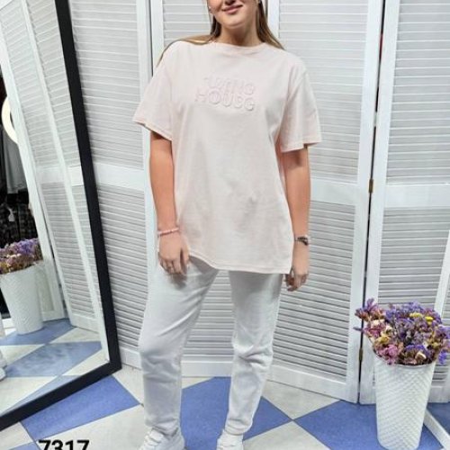 Футболка MMC clothes (one size) 7317 l.beige (лето) MMC clothes 7317 l.beige