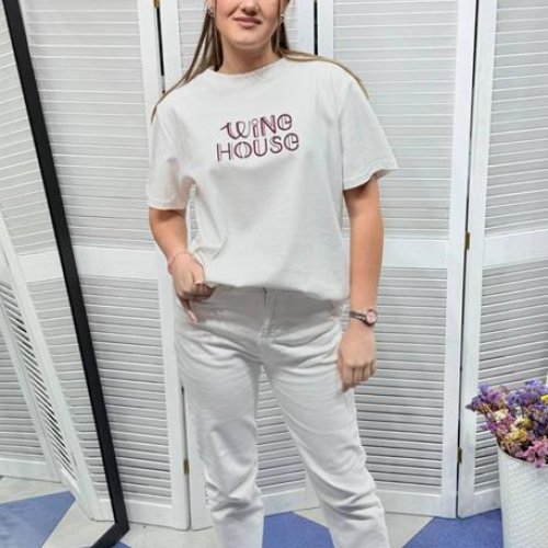 Футболка MMC clothes (one size) 7317 white-red (лето) MMC clothes 7317 white-red