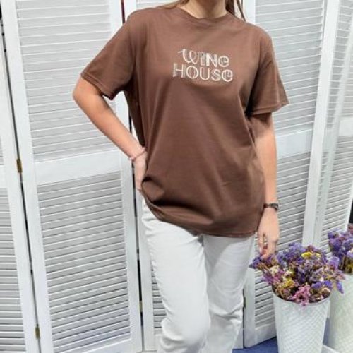 Футболка MMC clothes (one size) 7317 brown (лето) MMC clothes 7317 brown