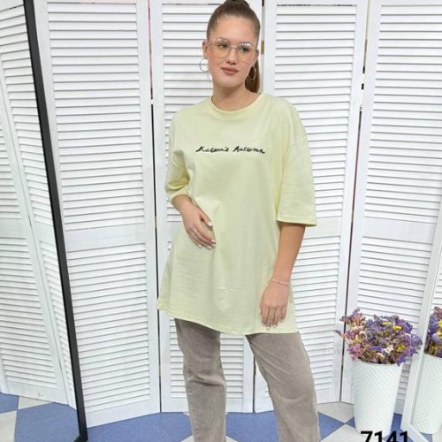 Футболка MMC clothes (one size) 7141 yellow (лето) MMC clothes 7141 yellow