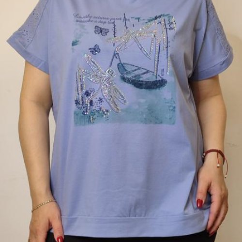 Футболка Kosta (48-52) KS104 lilac (лето) Kosta KS104 lilac