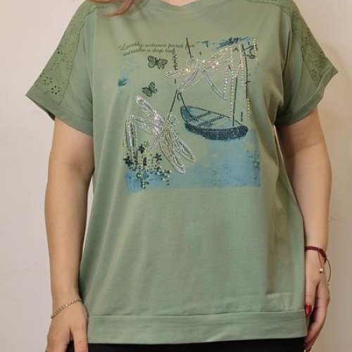 Футболка Kosta (48-52) KS107 green (лето) Kosta KS107 green