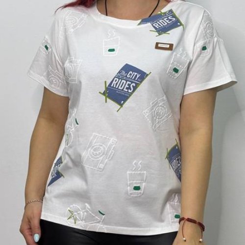 Футболка Kosta (46-50) KS194 white (лето) Kosta KS194 white