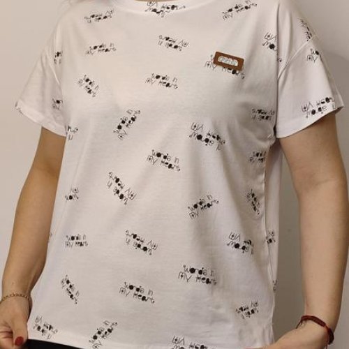 Футболка Kosta (42-48) KS214 white (лето) Kosta KS214 white