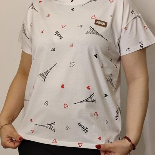 Футболка Kosta (42-48) KS217 white (лето) Kosta KS217 white