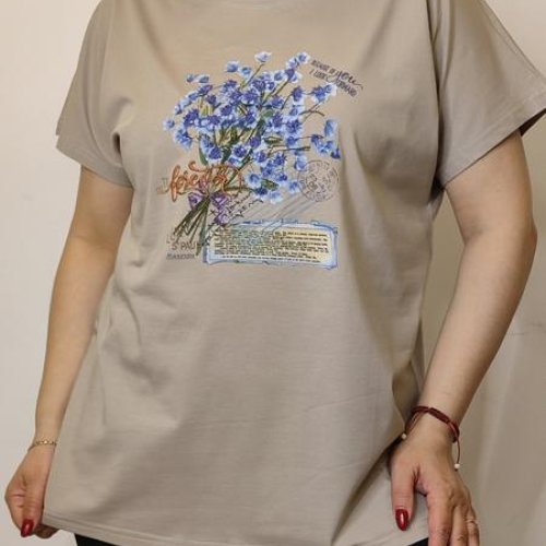 Футболка Kosta (48-52) KS62 beige (лето) Kosta KS62 beige