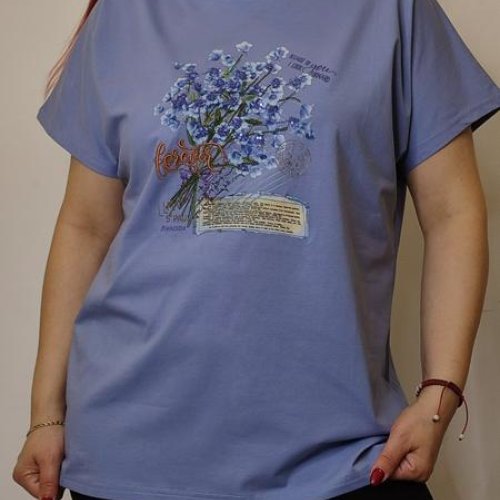 Футболка Kosta (48-52) KS66 lilac (лето) Kosta KS66 lilac