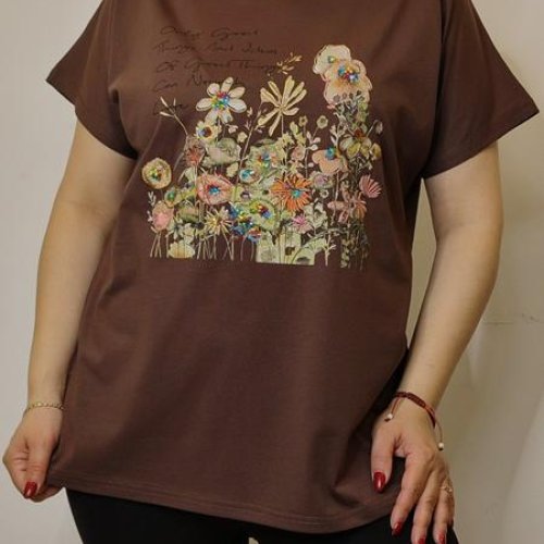 Футболка Kosta (48-52) KS69 brown (лето) Kosta KS69 brown