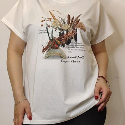 Футболка Kosta (48-52) KS75 white (лето) Kosta KS75 white