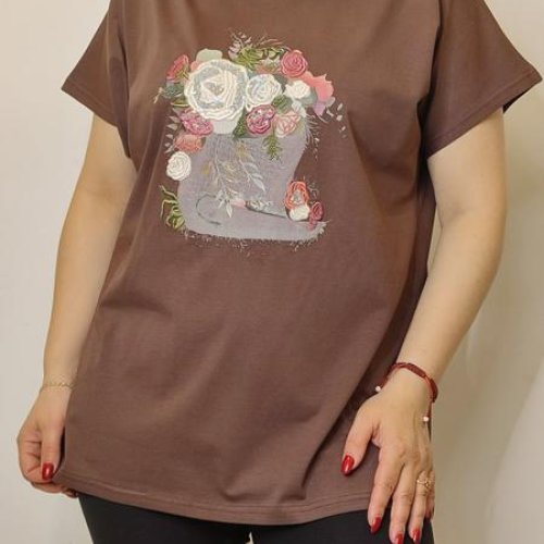 Футболка Kosta (48-52) KS80 brown (лето) Kosta KS80 brown