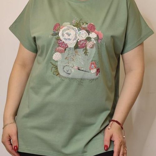 Футболка Kosta (48-52) KS82 green (лето) Kosta KS82 green