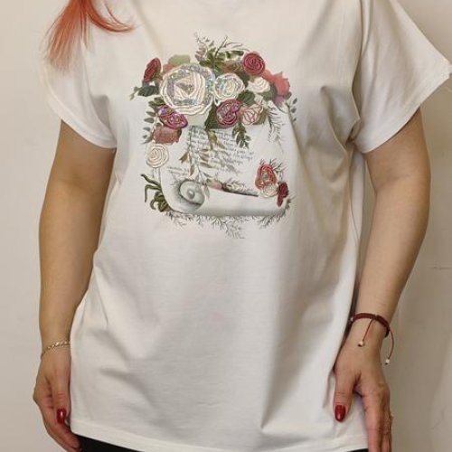 Футболка Kosta (48-52) KS83 white (лето) Kosta KS83 white