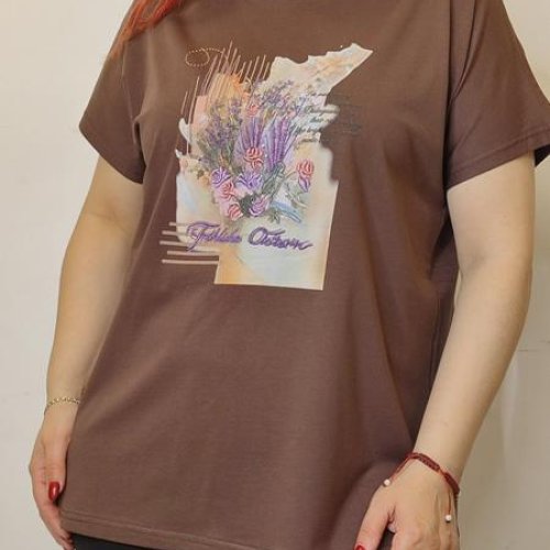 Футболка Kosta (48-52) KS86 brown (лето) Kosta KS86 brown