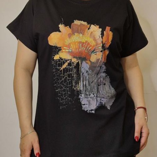 Футболка Kosta (48-52) KS93 black (лето) Kosta KS93 black