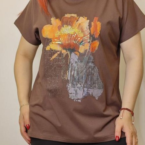 Футболка Kosta (48-52) KS96 brown (лето) Kosta KS96 brown