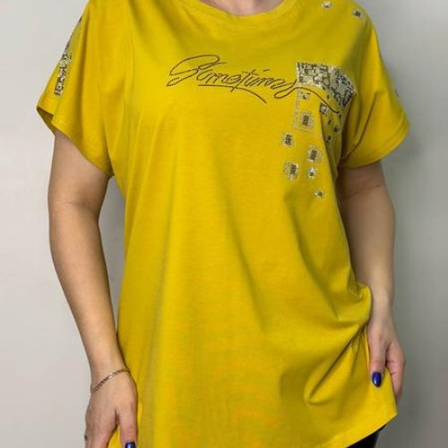 Футболка Kosta (50-54) 5597 yellow (лето) Kosta 5597 yellow