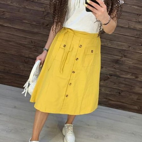 Юбка Kosta (42-46) 610 yellow (лето) Kosta 610 yellow