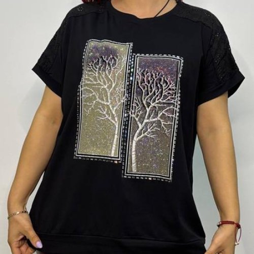 Футболка Kosta (48-52) 7502 black (лето) Kosta 7502 black